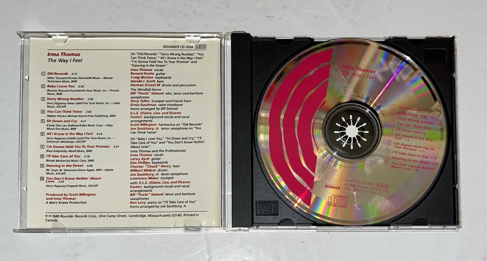 Irma Thomas Signed CD & Booklet Lot of 2: The Way I Feel & Story of My Life, изображение 5