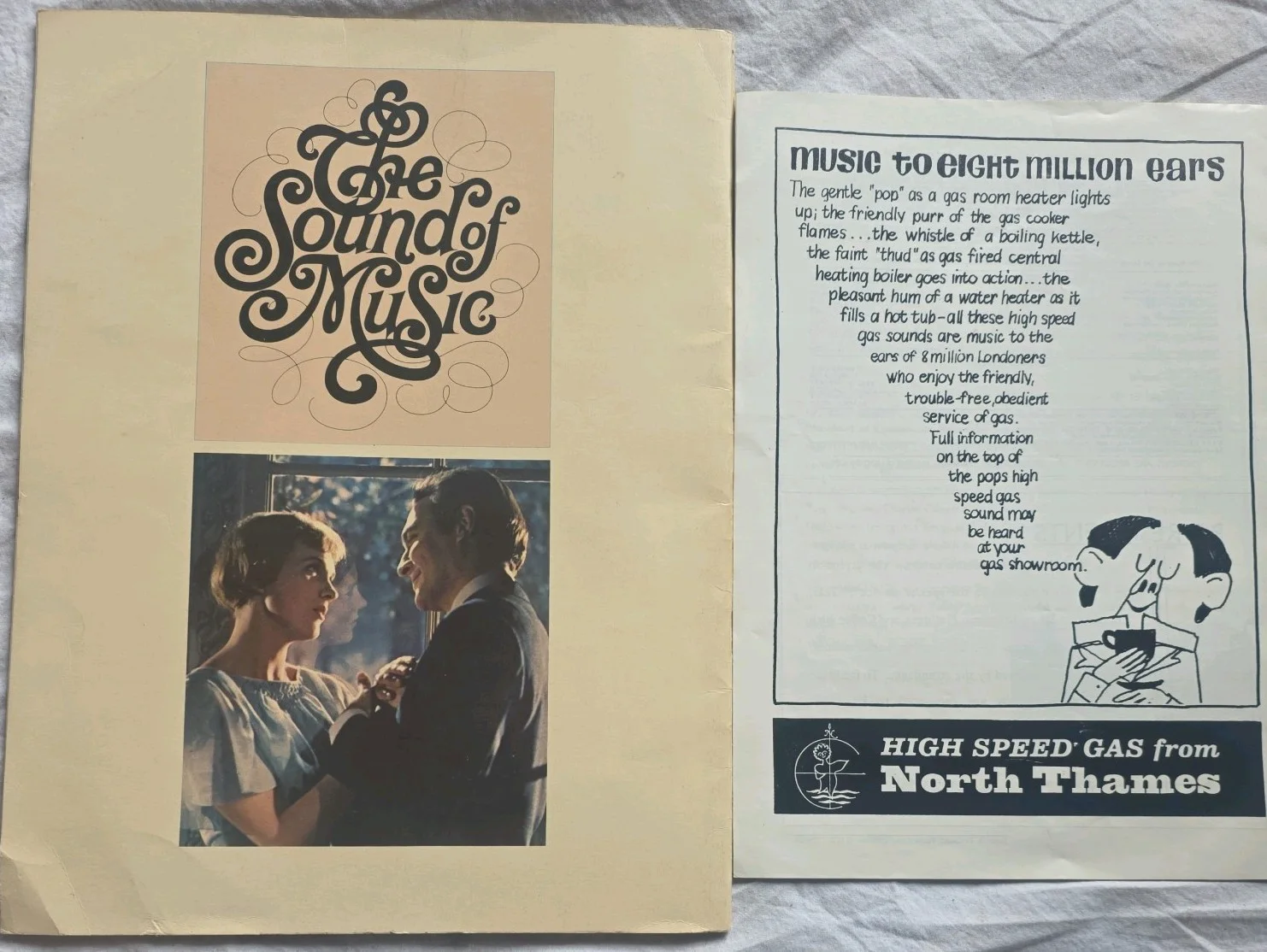 Sound Of Music Souvenir Movie Book 1965 & Rare Programme Palace Theatre 1961, изображение 5