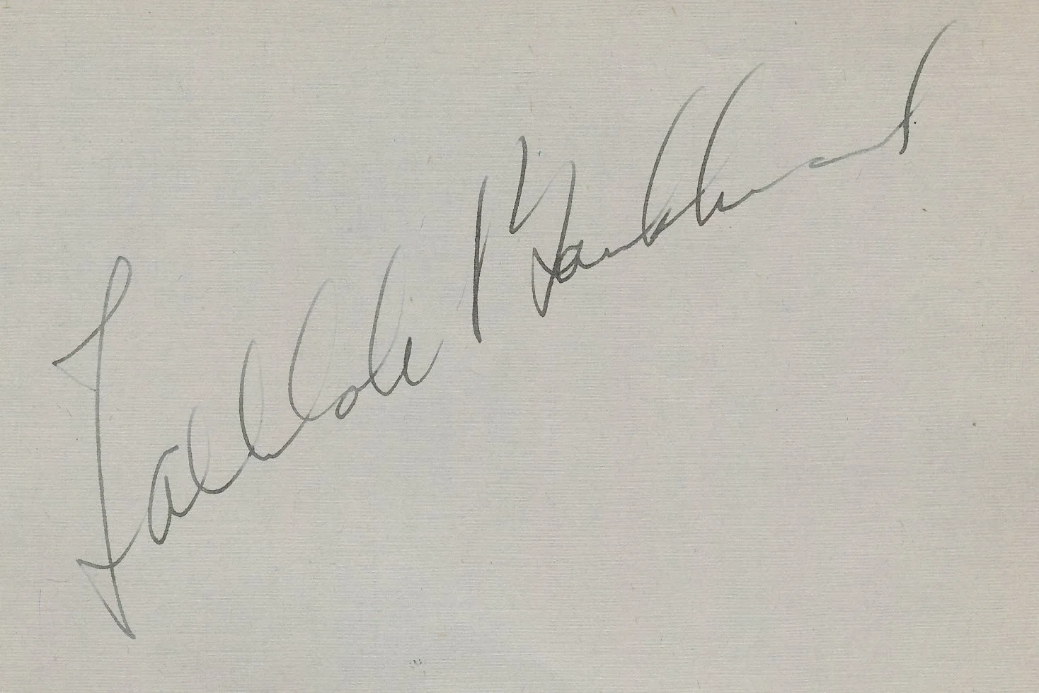 Tallulah Bankhead - 1950's Signed Page w/ Quality reprint of a 1930's Image, изображение 3