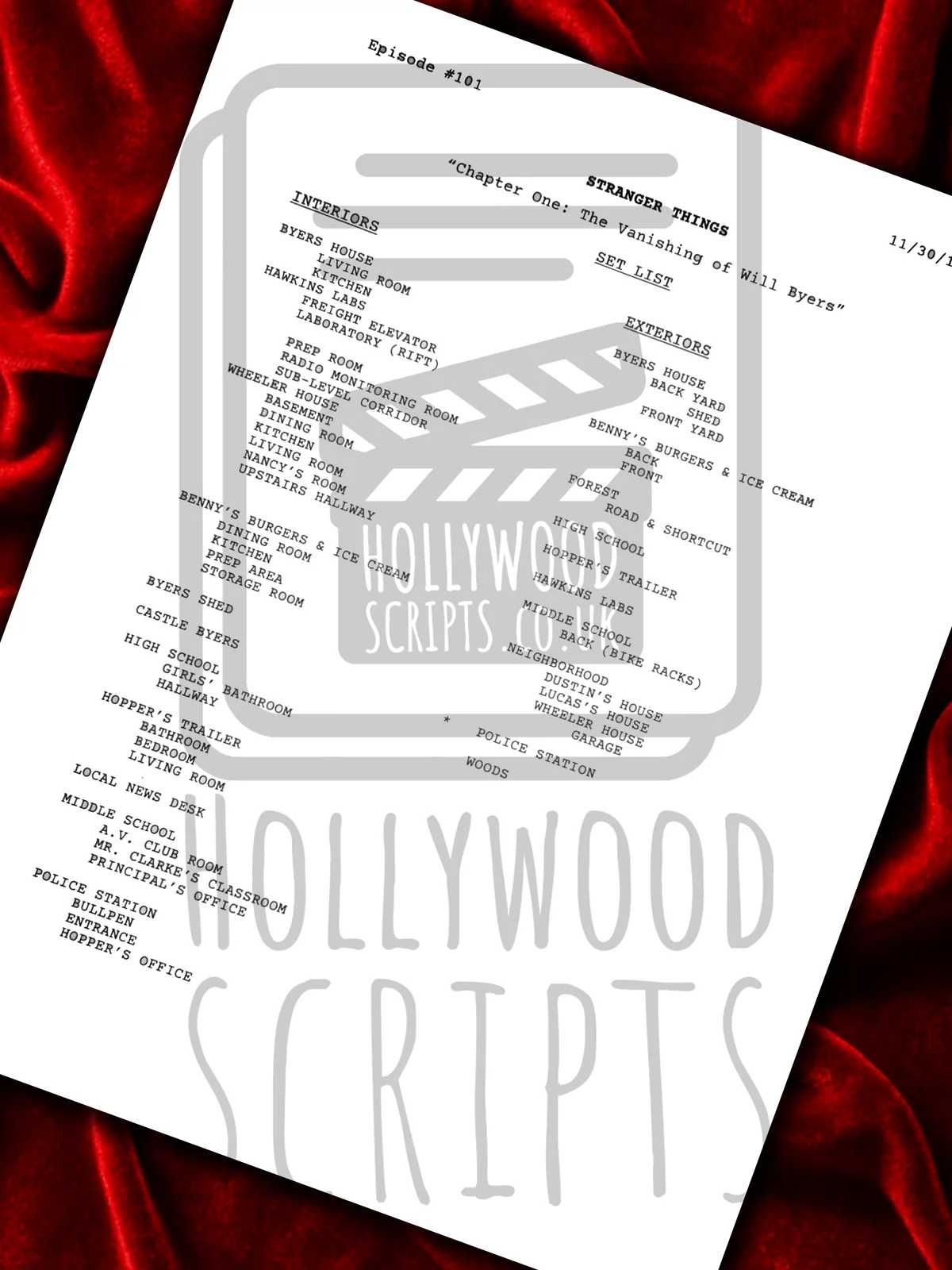 Stranger Things Signed TV Pilot Script, Full Screenplay Framed Reproduction + Ca, image 5