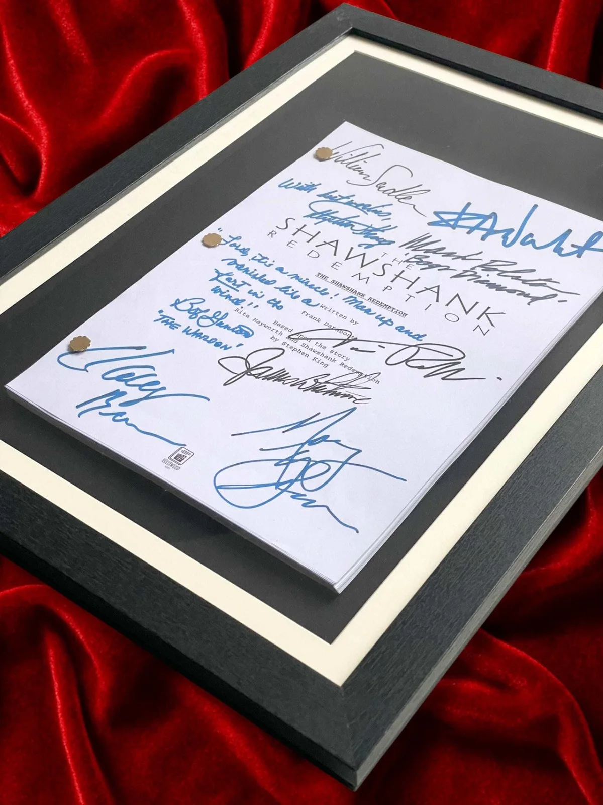 Shawshank Redemption, Signed Movie Script, Full Screenplay Reproduction + Cast A, image 4