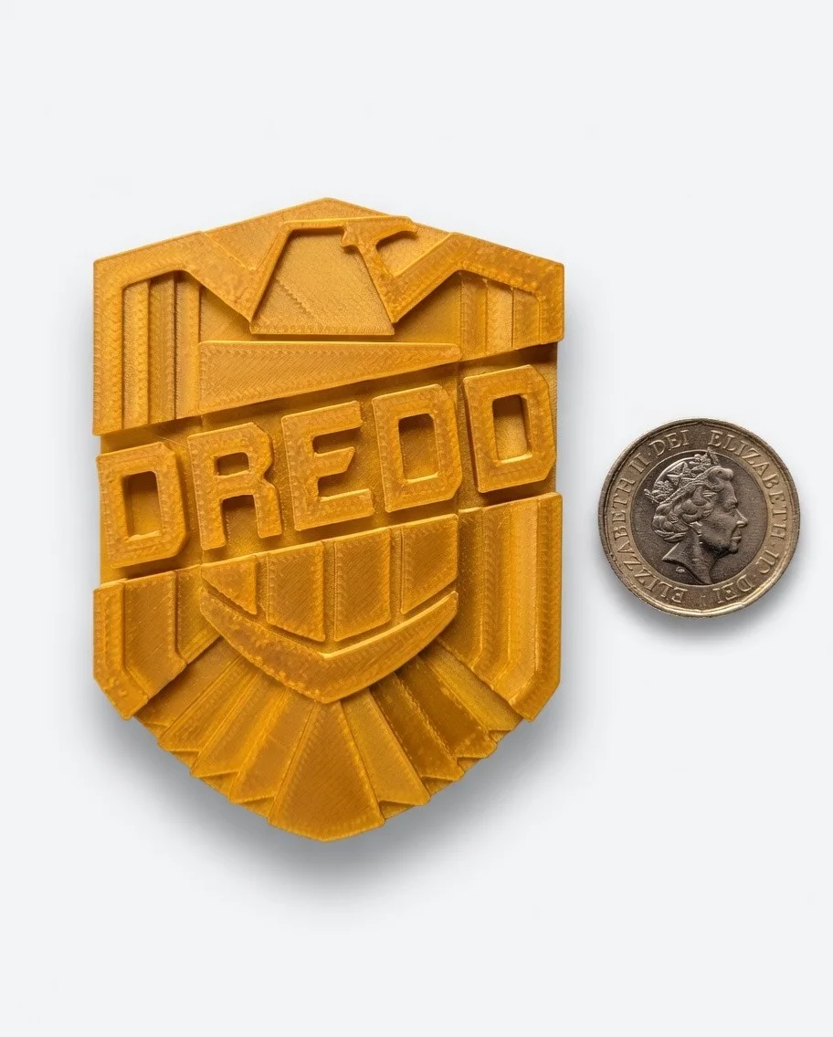 Judge Dredd Badge CUSTOMISABLE with your name! Cosplay/Display/Gift!, image 2