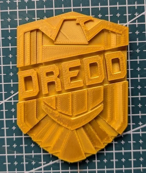 Judge Dredd Badge CUSTOMISABLE with your name! Cosplay/Display/Gift!, image 3