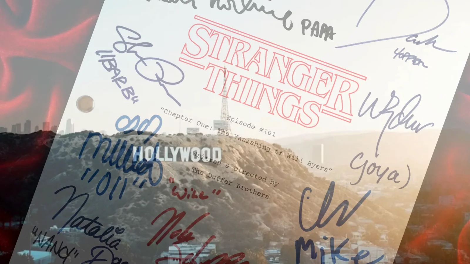 Stranger Things Signed TV Pilot Script, Full Screenplay Reproduction + Cast Auto, image 3