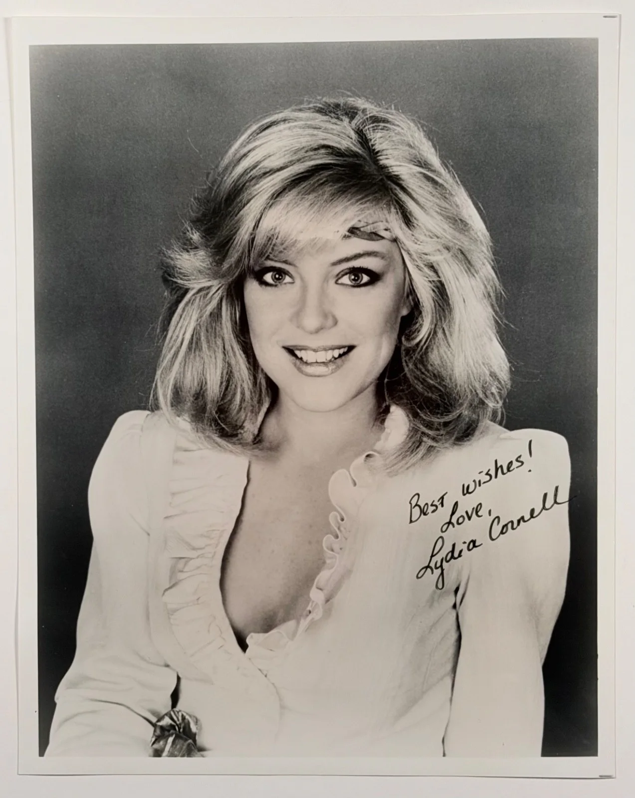 Lydia Cornell — Lydia Cornell Signed 8x10 Photo w/ COA – Too Close for Comfort