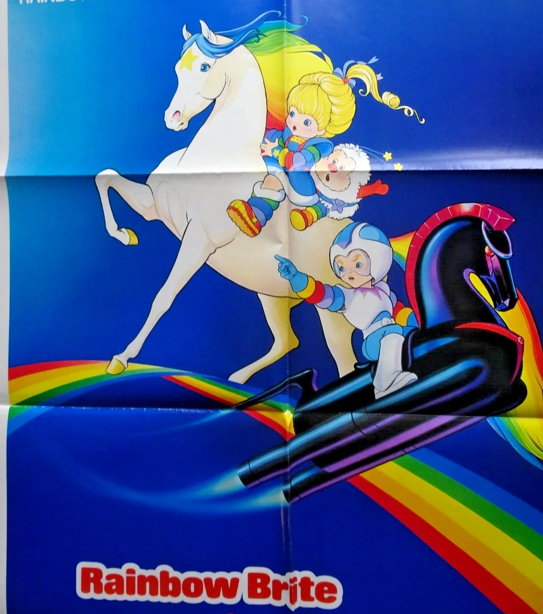 Rainbow Brite And The Star Stealer Poster One Sheet Vintage 1985, изображение 2