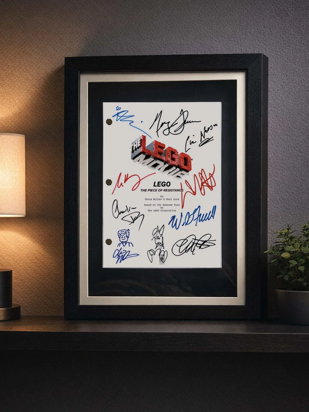 LEGO Movie, Signed TV Pilot Script, Full Screenplay Reproduction + Cast Autograp, image 5