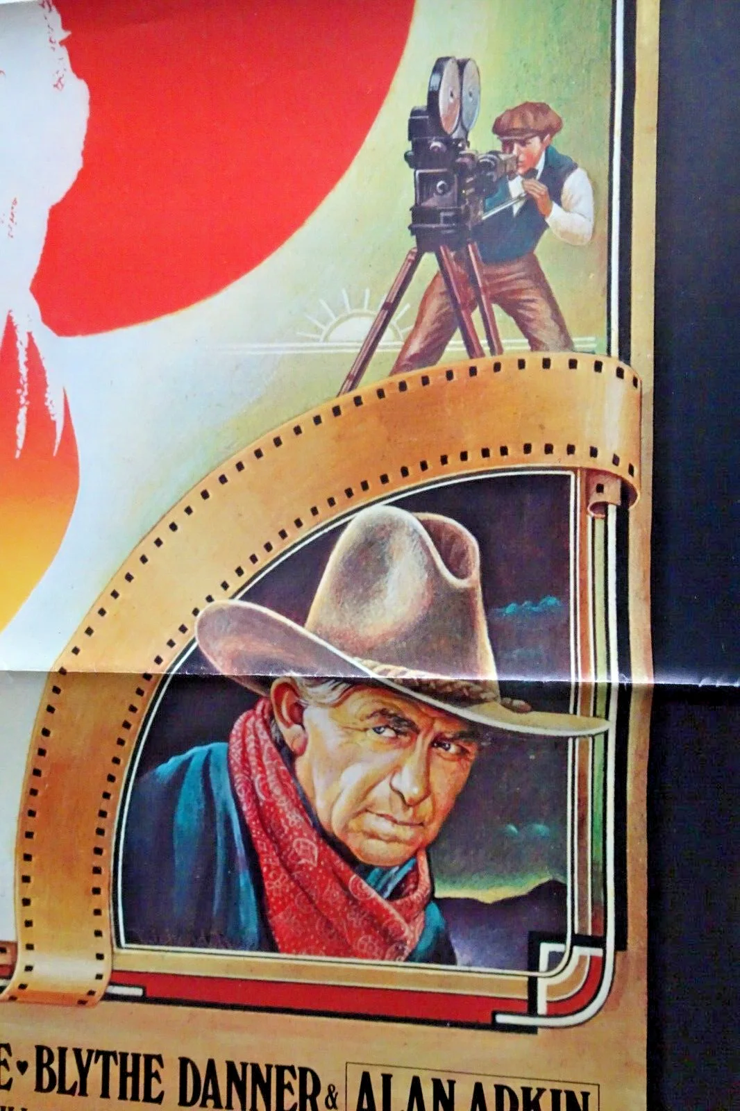 Hearts Of The West Poster One Sheet Hollywood Cowboy 1975 Jeff Bridges, изображение 2