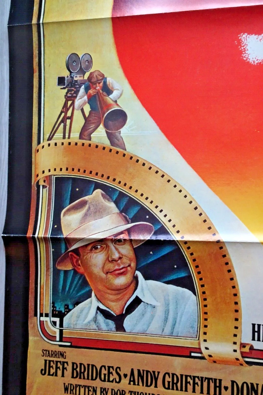 Hearts Of The West Poster One Sheet Hollywood Cowboy 1975 Jeff Bridges, изображение 3