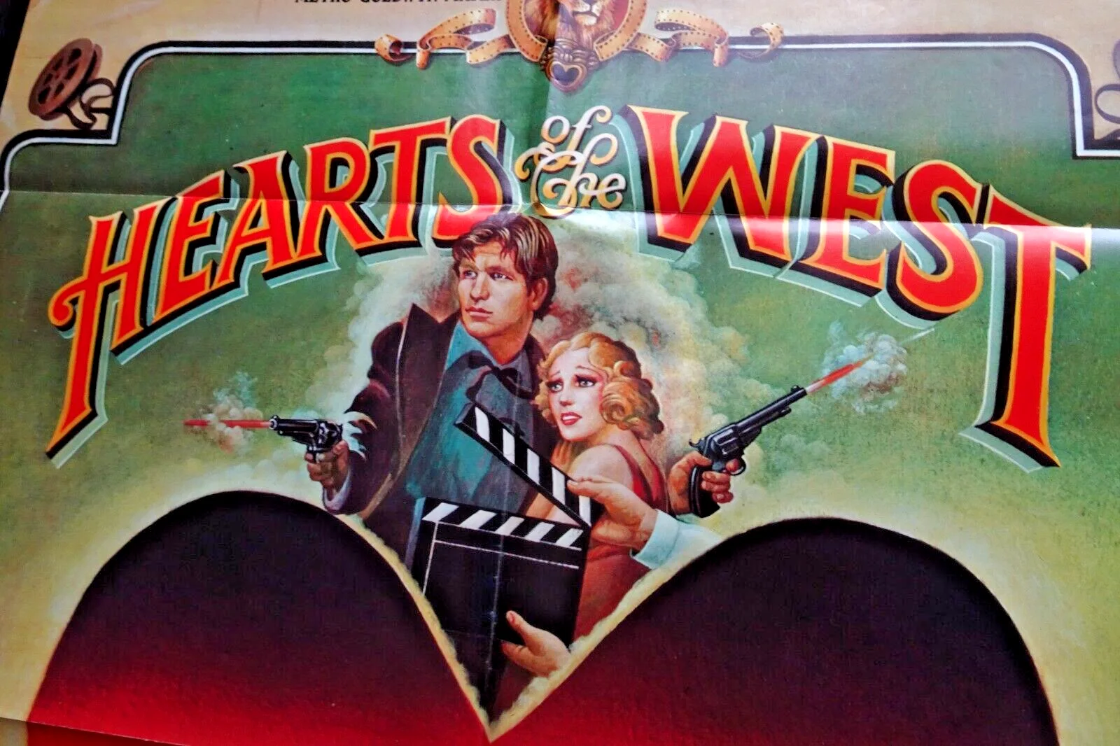 Hearts Of The West Poster One Sheet Hollywood Cowboy 1975 Jeff Bridges, изображение 4