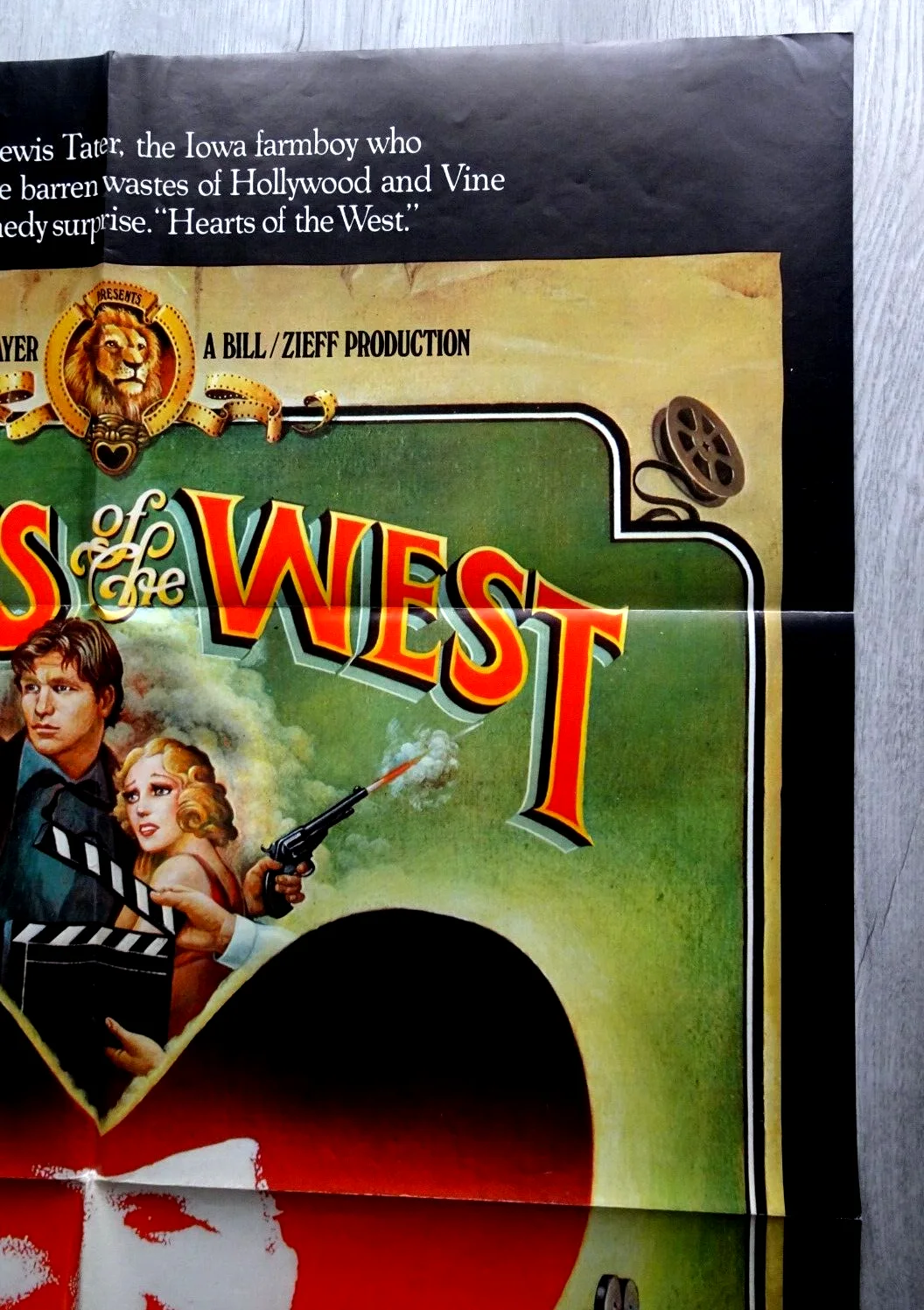 Hearts Of The West Poster One Sheet Hollywood Cowboy 1975 Jeff Bridges, изображение 5
