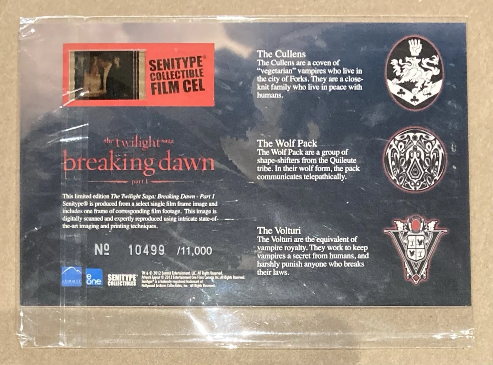 The Twilight Saga - Breaking Dawn Part 1 - Senitype Film Cell - Wedding Scene, изображение 2