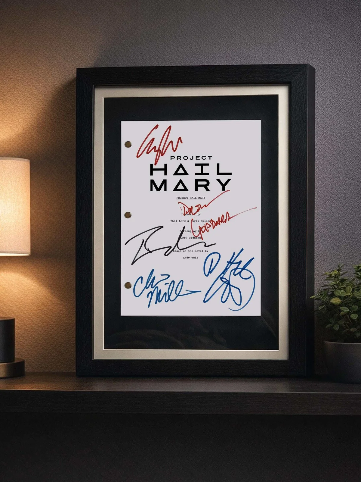 Project Hail Mary Signed Movie Script, Full Screenplay Reproduction, Ryan Goslin, image 4