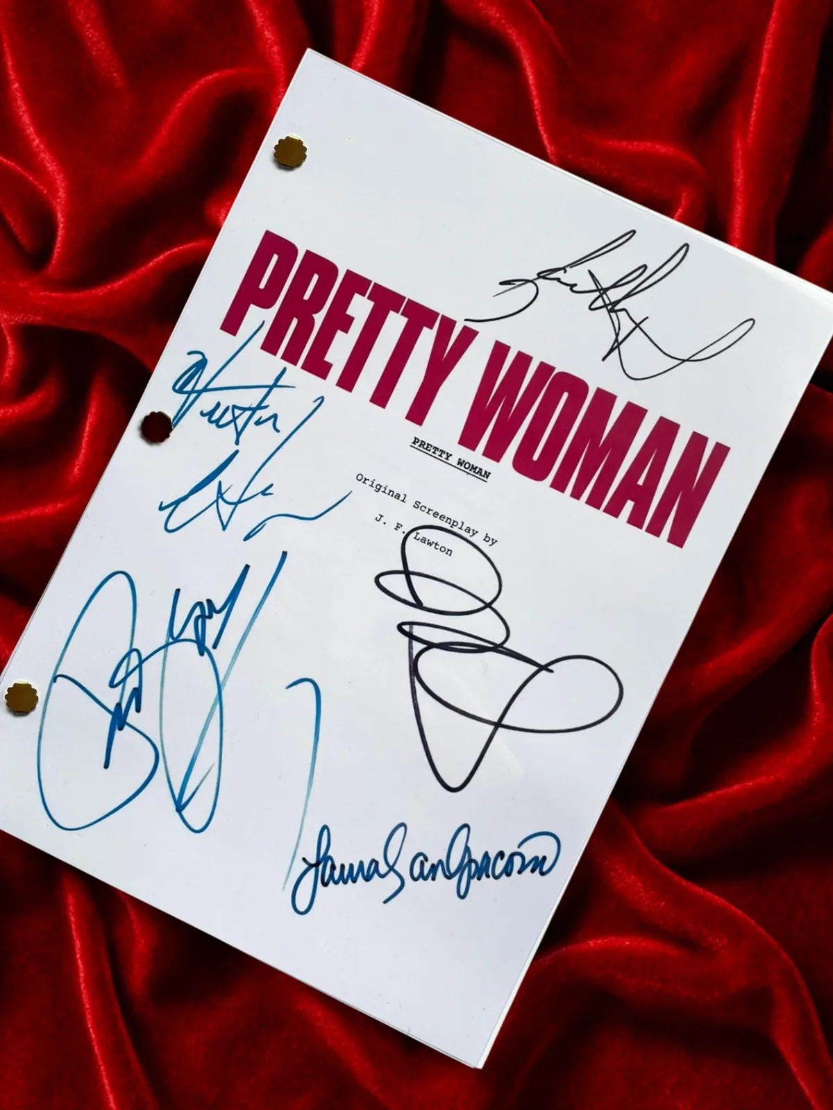 Pretty Woman, Signed Movie Script, Full Screenplay Reproduction + Cast Autograph, image 3