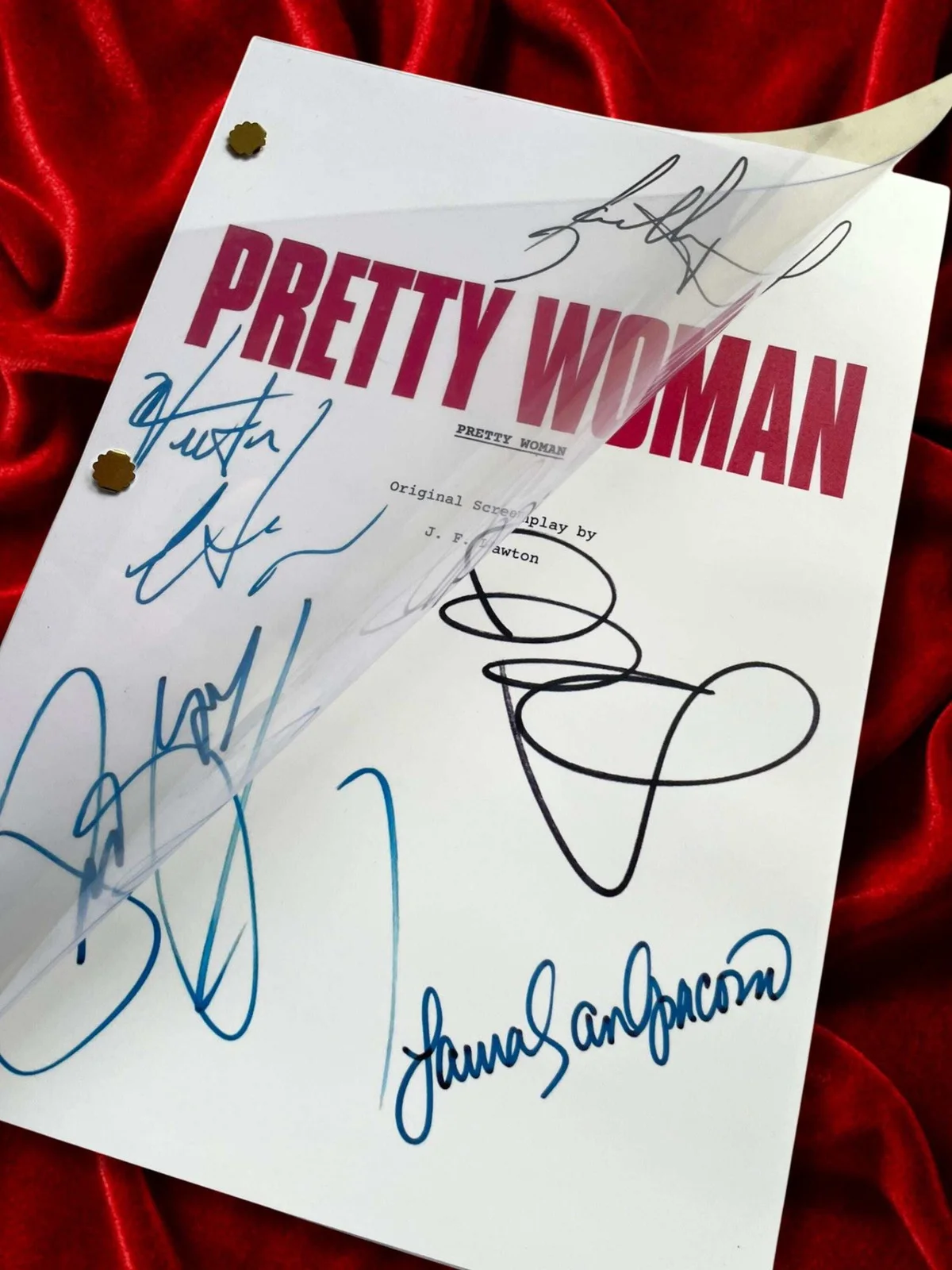 Pretty Woman, Signed Movie Script, Full Screenplay Reproduction + Cast Autograph, image 4