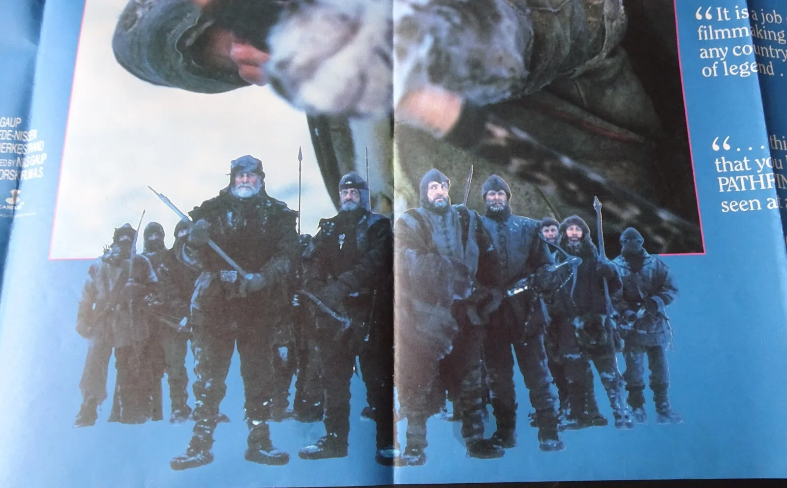 Pathfinder Ofelas Quad poster Original 1987 Nils Gaup Mikkel Gaup, изображение 2