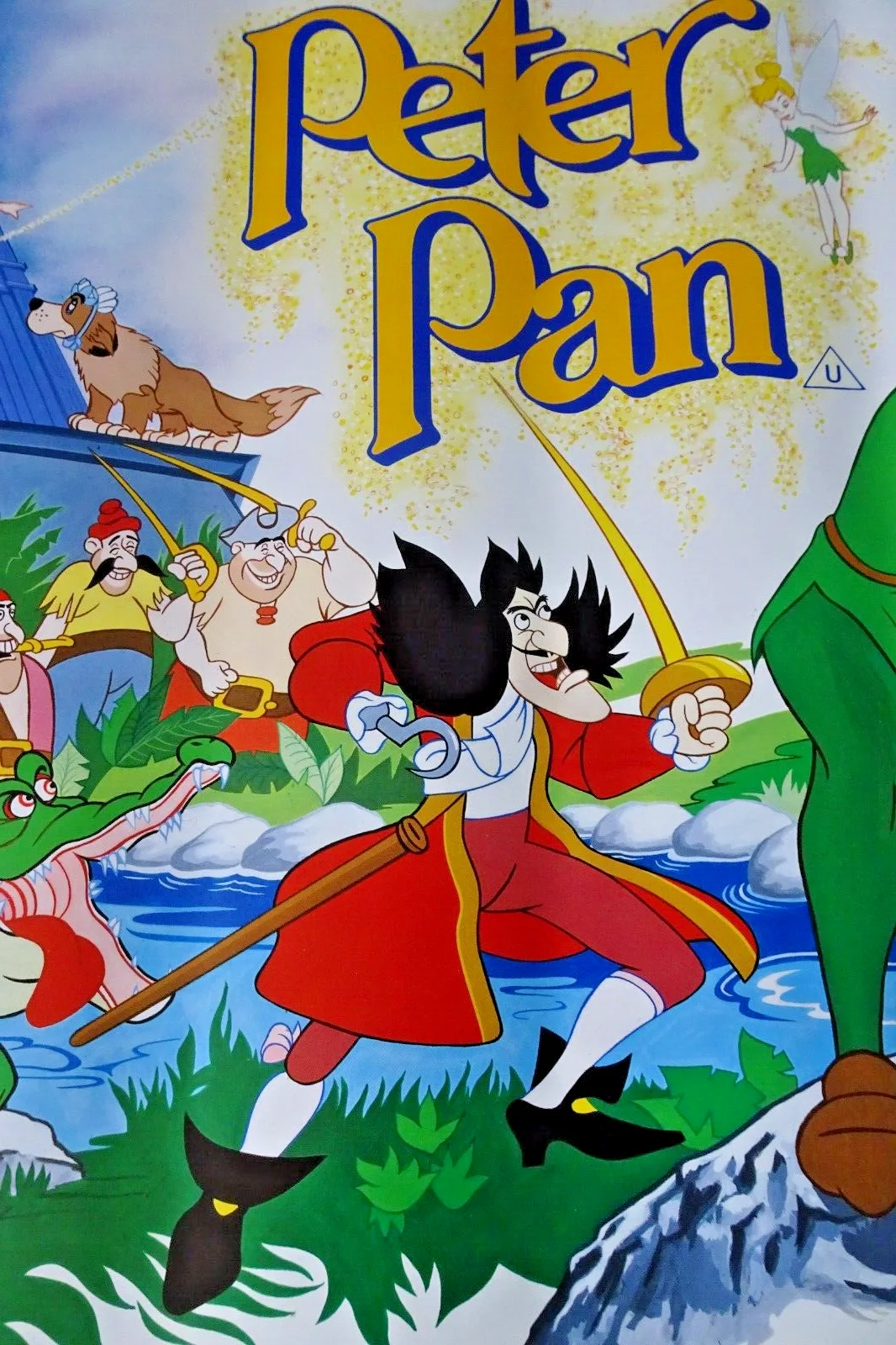 Peter Pan Poster Original Quad Walt Disney 1980s RR With Wind in The Willows, изображение 3