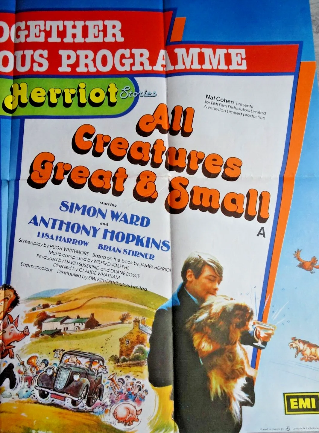 It Shouldn't Happen to a Vet Poster Quad All Creatures Great & Small 1979, image 3