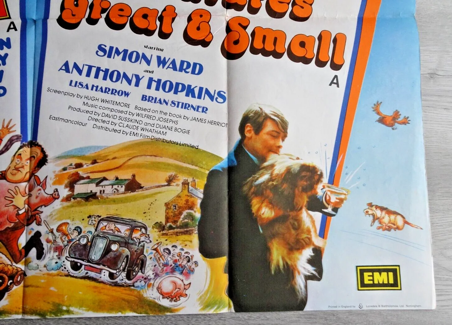 It Shouldn't Happen to a Vet Poster Quad All Creatures Great & Small 1979, image 5