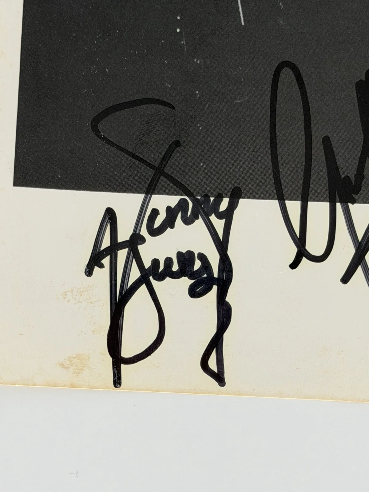 Asia Band Signed 8x10 Photo Walker Print London Vintage Autographs Unsourced, изображение 2