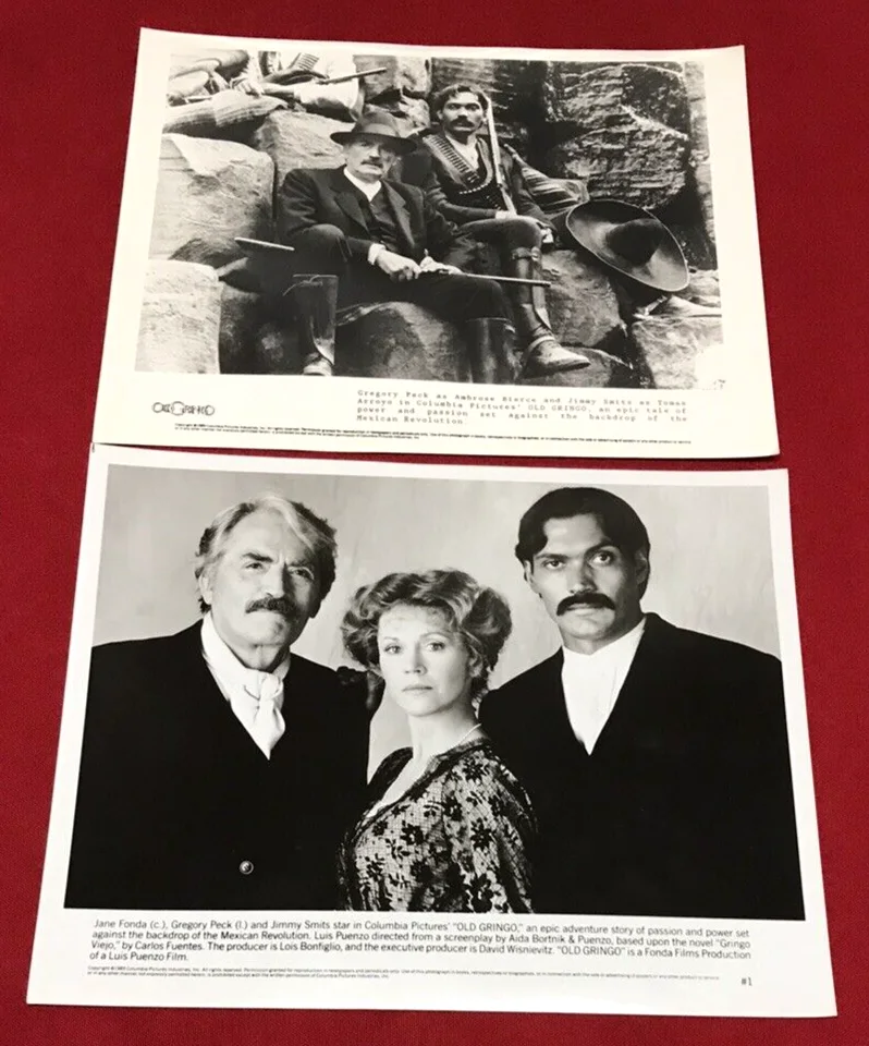 Channel 4 Actor Gregory Peck Publicity Photos + Old Gringo Photos Lot x6, изображение 2