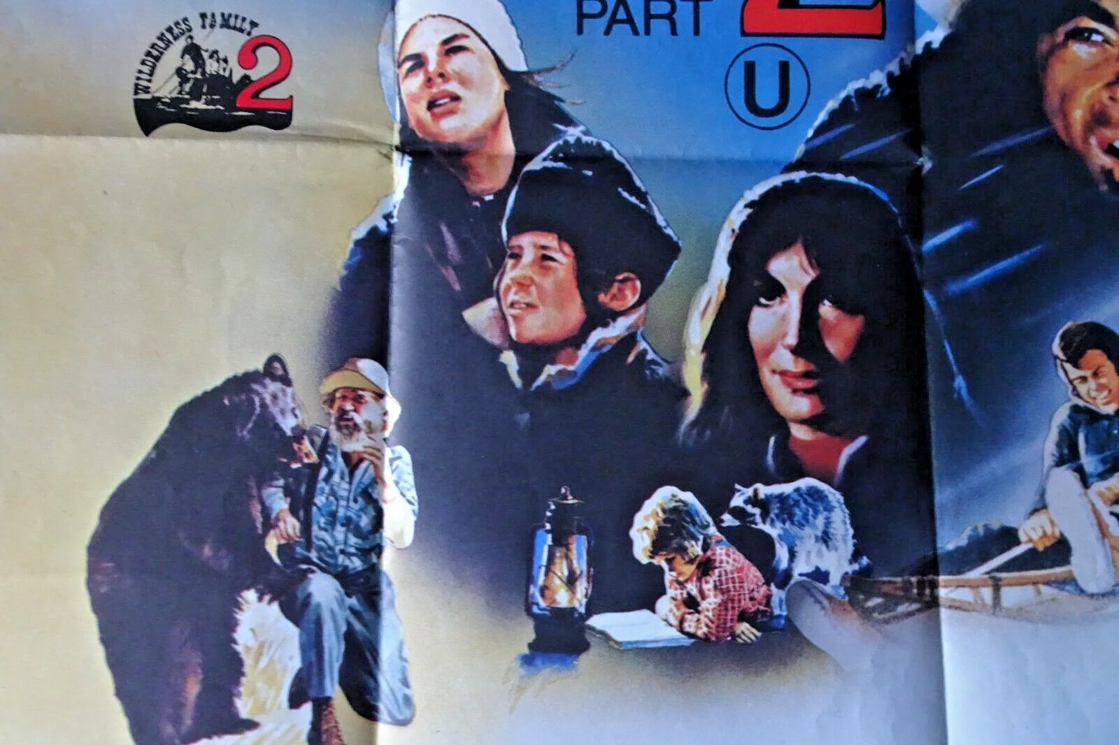 Wilderness Family Part 2 Poster Cinema Quad 1978 Robert Logan Susan Damante, изображение 3
