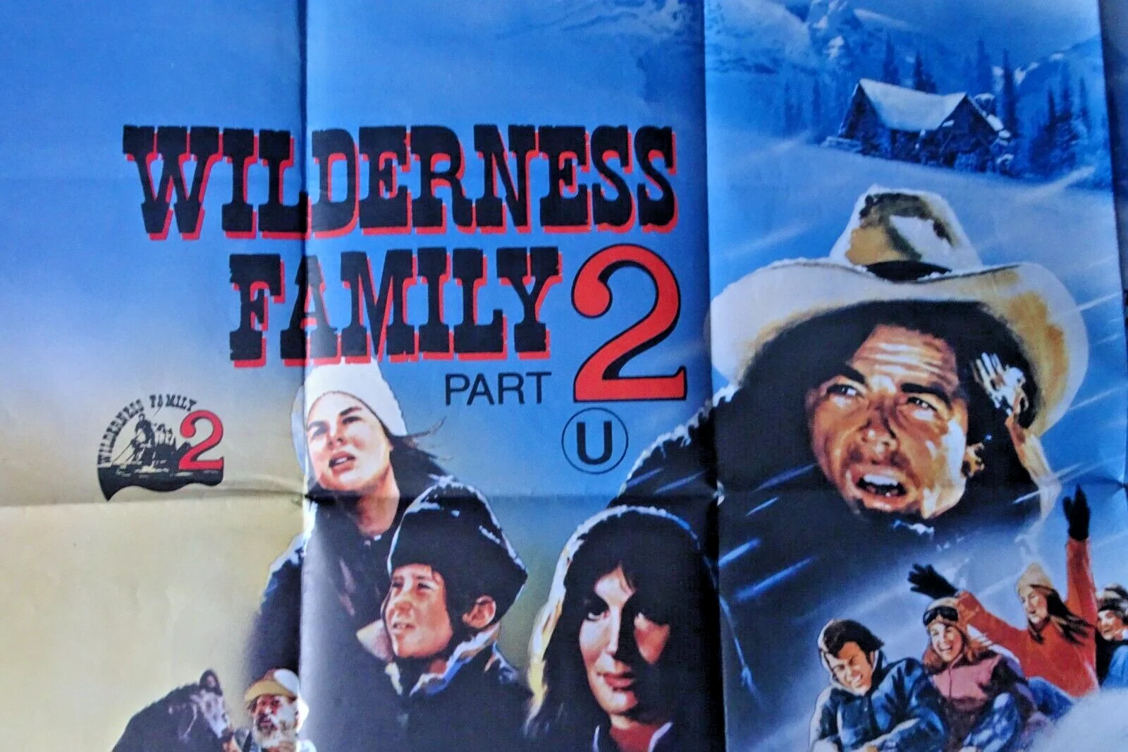 Wilderness Family Part 2 Poster Cinema Quad 1978 Robert Logan Susan Damante, изображение 4