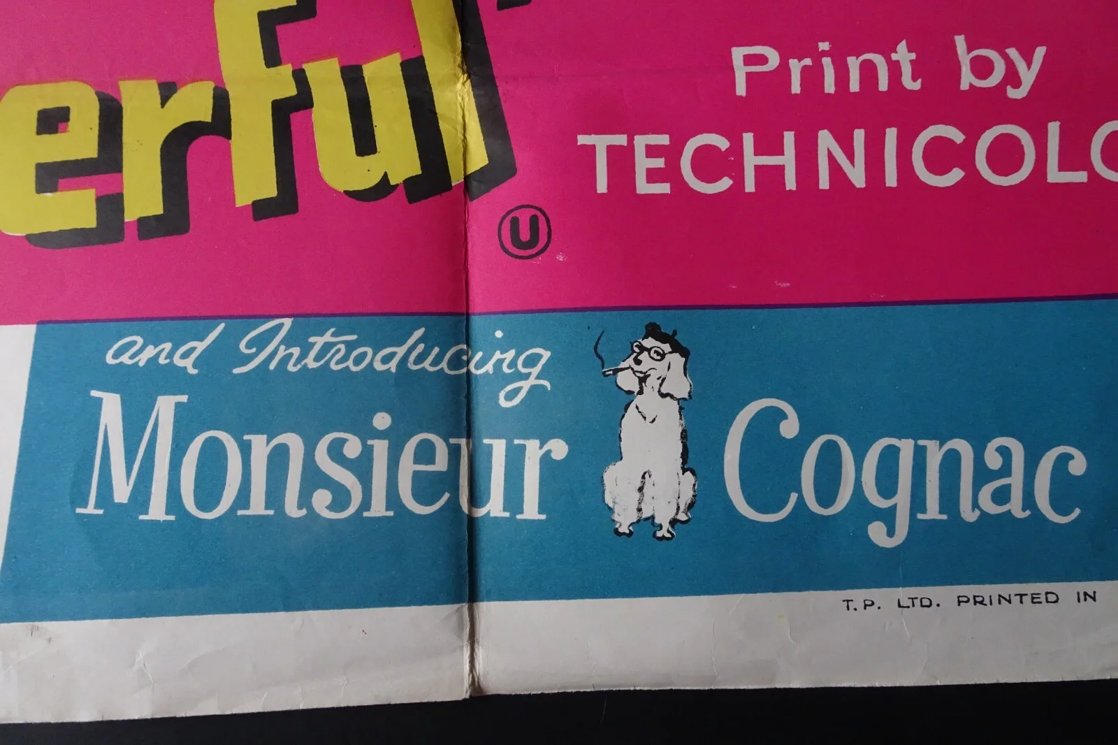 Wild And Wonderful Poster Cinema Quad 1964 Tony Curtis Christine Kaufmann Poodle, изображение 3