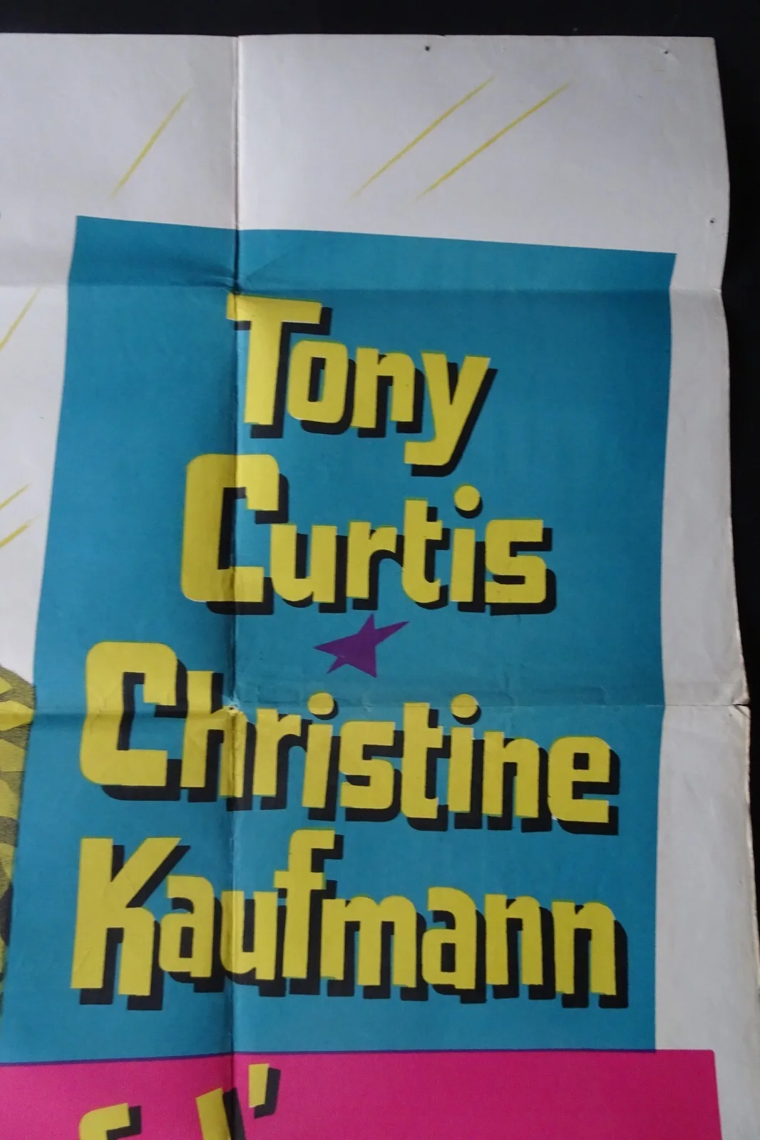 Wild And Wonderful Poster Cinema Quad 1964 Tony Curtis Christine Kaufmann Poodle, изображение 4