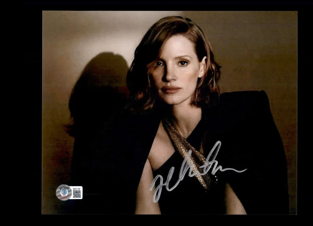 Jessica Chastain — Jessica Chastain Beckett BAS Signed 8x10 Photo Autograph