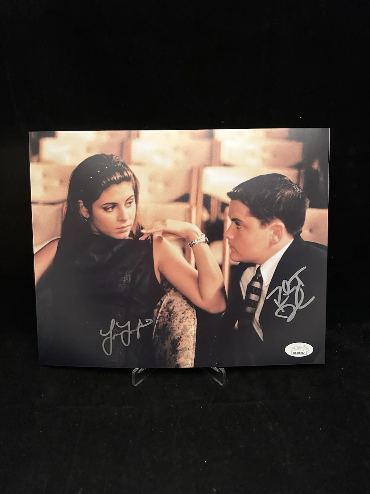 Jamie-Lynn Sigler & Robert Iler — Sopranos JAMIE-LYNN SIGLER & ROBERT ILER Dual Signed 8x10 JSA COA