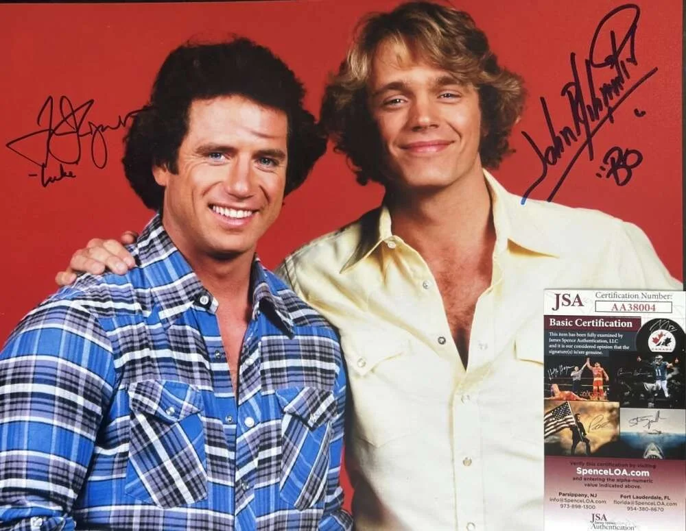 John Schneider Tom Wopat — John Schneider Tom Wopat JSA Coa Signed 11x14 Photo Autograph Dukes of Hazzard