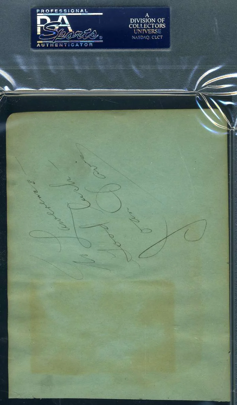 BILL ROBINSON JOAN DAVIS — Bill Robinson Joan Davis Signed Psa Dna Coa Album Page Autograph Authentic, image 2