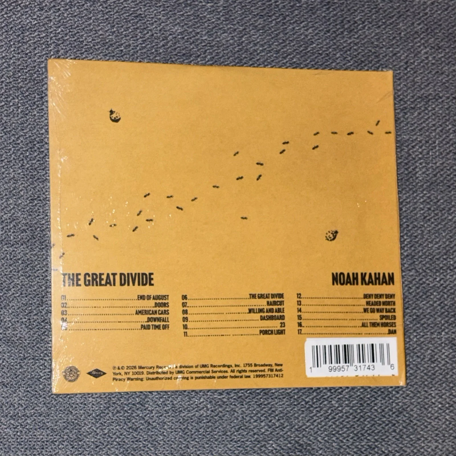 Autographed Noah Kahan The Great Divide - Brand New CD, image 3