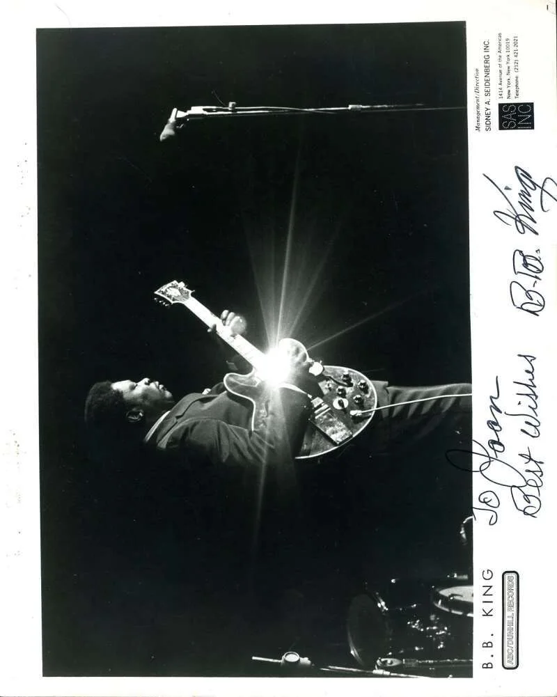 BB King — BB King PSA DNA Coa Signed 8x10 Photo Autograph