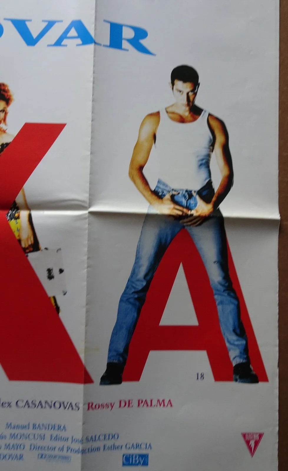 Kika Quad Poster Original 1993 Pedro Almodovar Veronica Forque Victoria Abril, image 4