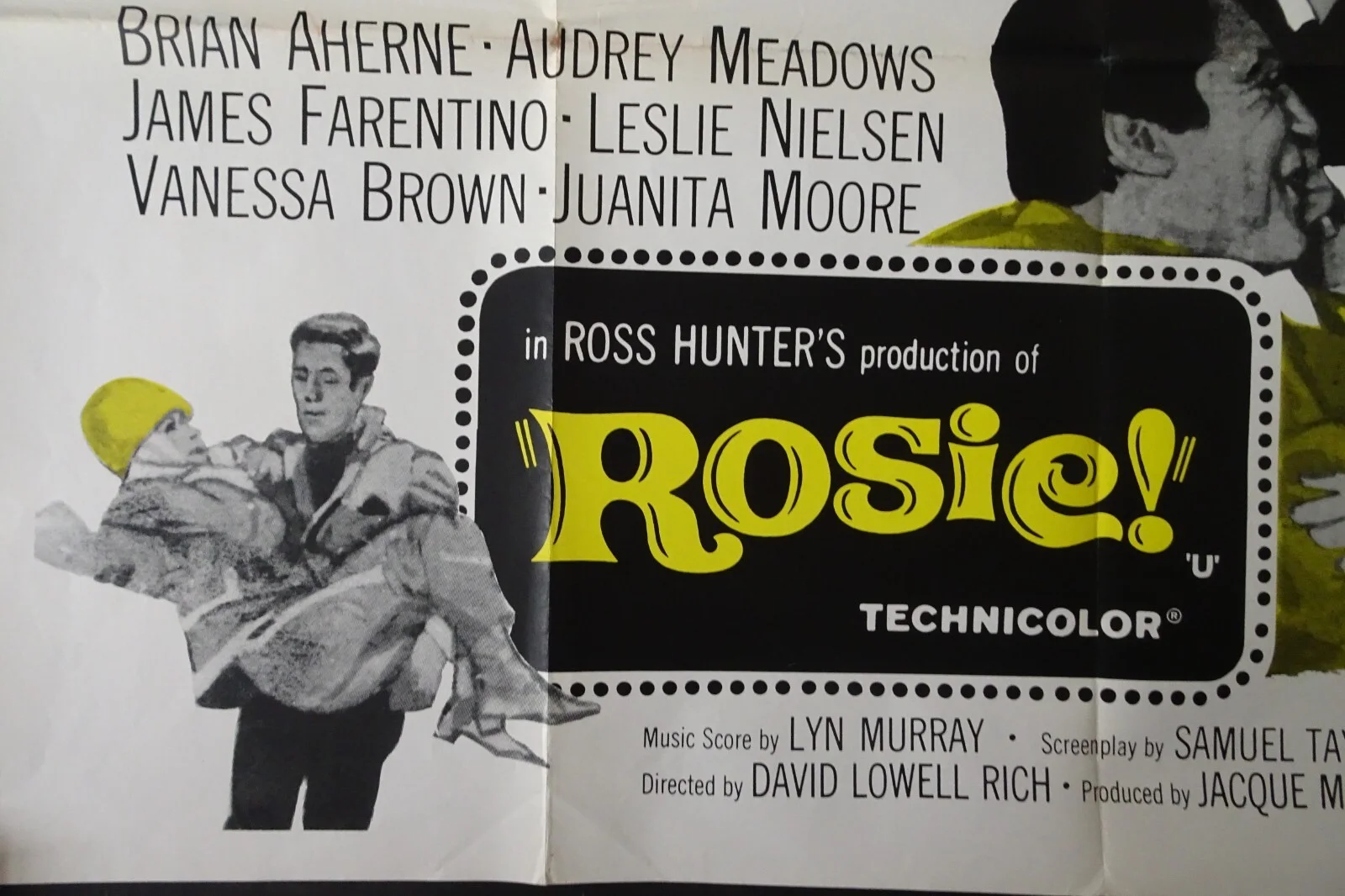 Rosie! Poster Cinema Quad Rosalind Russell Sandra Dee Brian Aherne 1967, image 2
