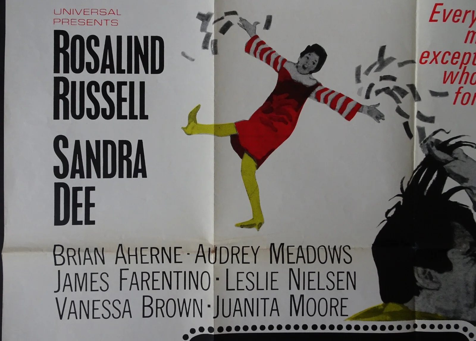 Rosie! Poster Cinema Quad Rosalind Russell Sandra Dee Brian Aherne 1967, image 3