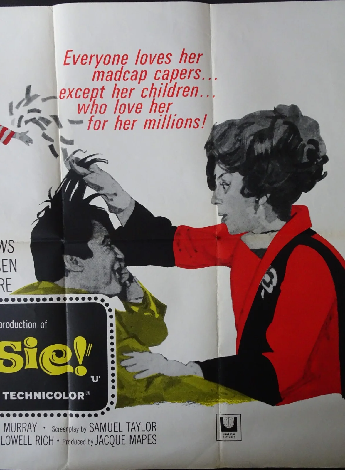 Rosie! Poster Cinema Quad Rosalind Russell Sandra Dee Brian Aherne 1967, image 4