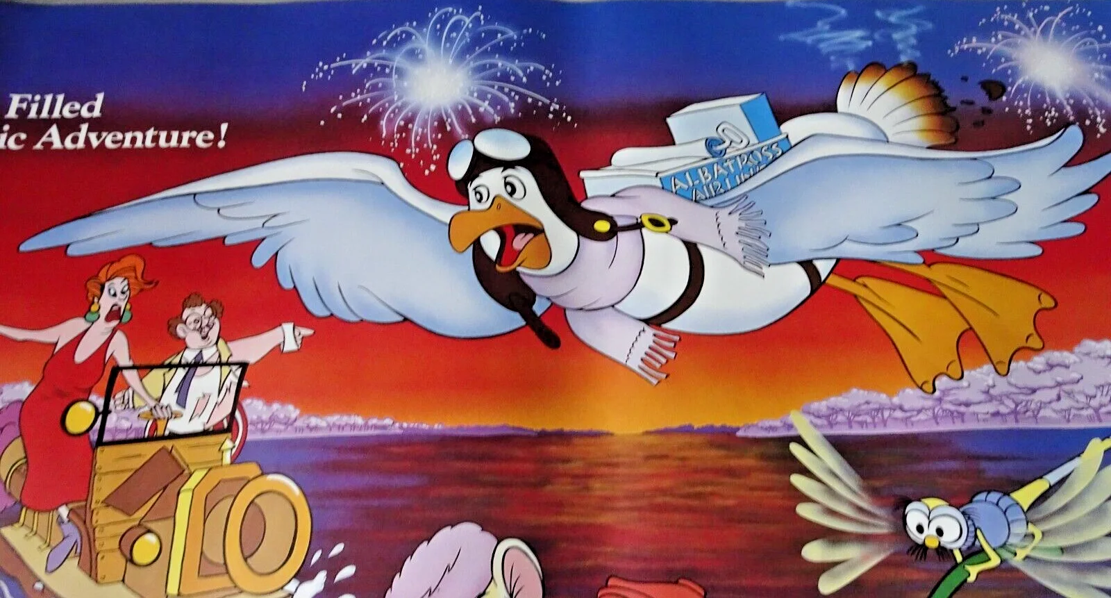 The Rescuers Poster Original Quad Walt Disney 1980s Re-Release, image 5