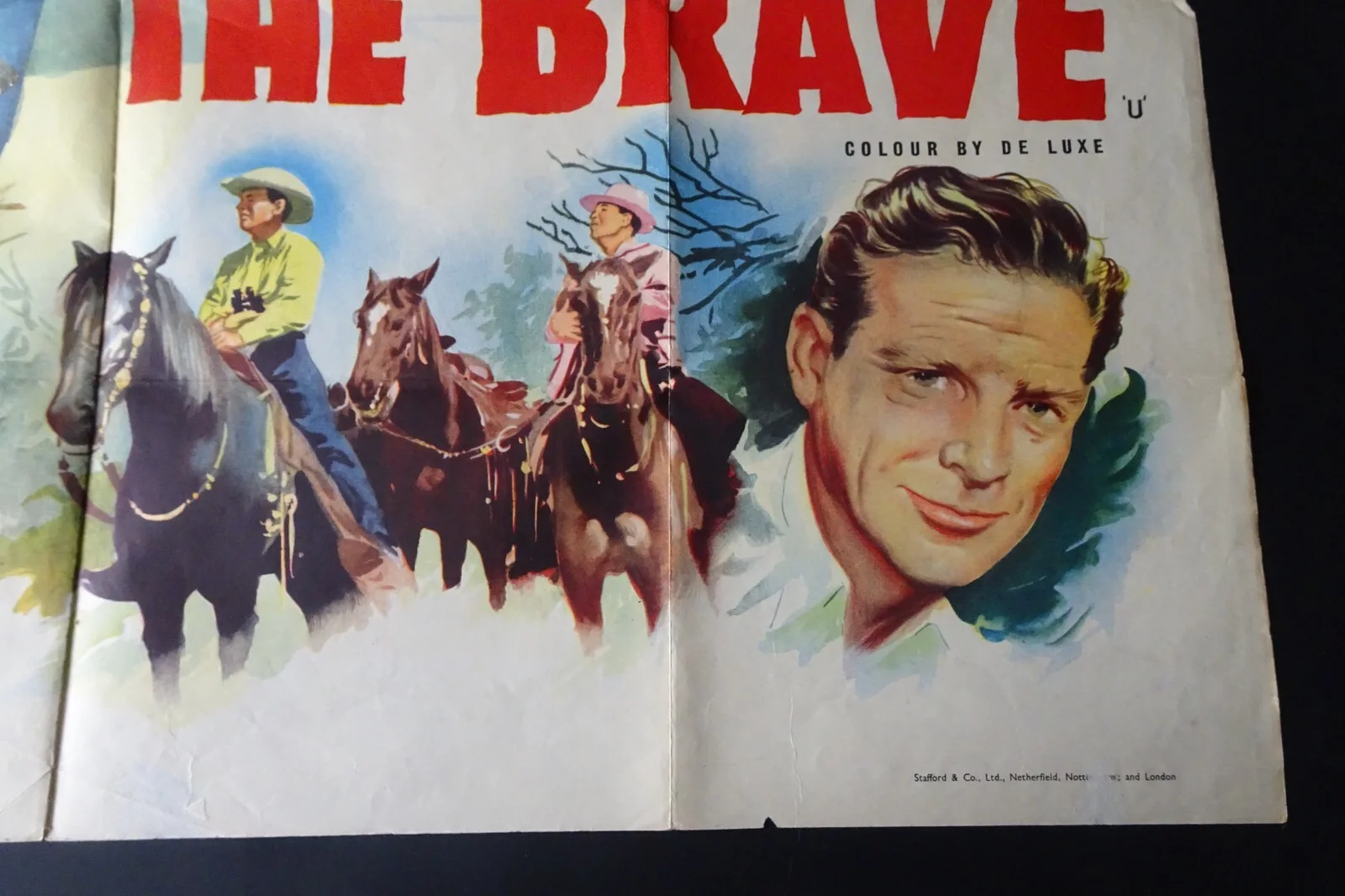 None But The Brave Poster Cinema Quad 1960 Richard Basehart For The Love Of Mike, изображение 2