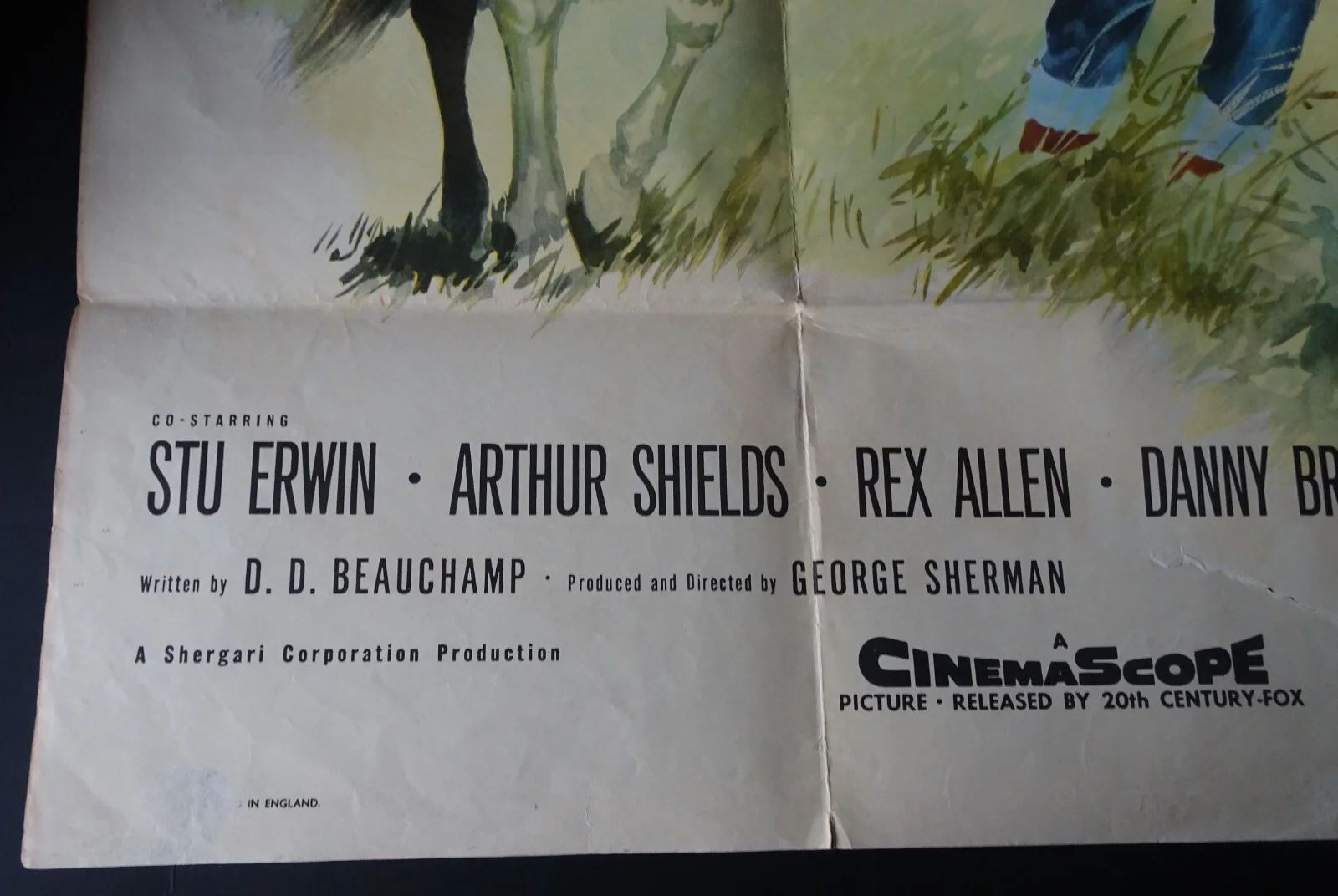None But The Brave Poster Cinema Quad 1960 Richard Basehart For The Love Of Mike, изображение 3