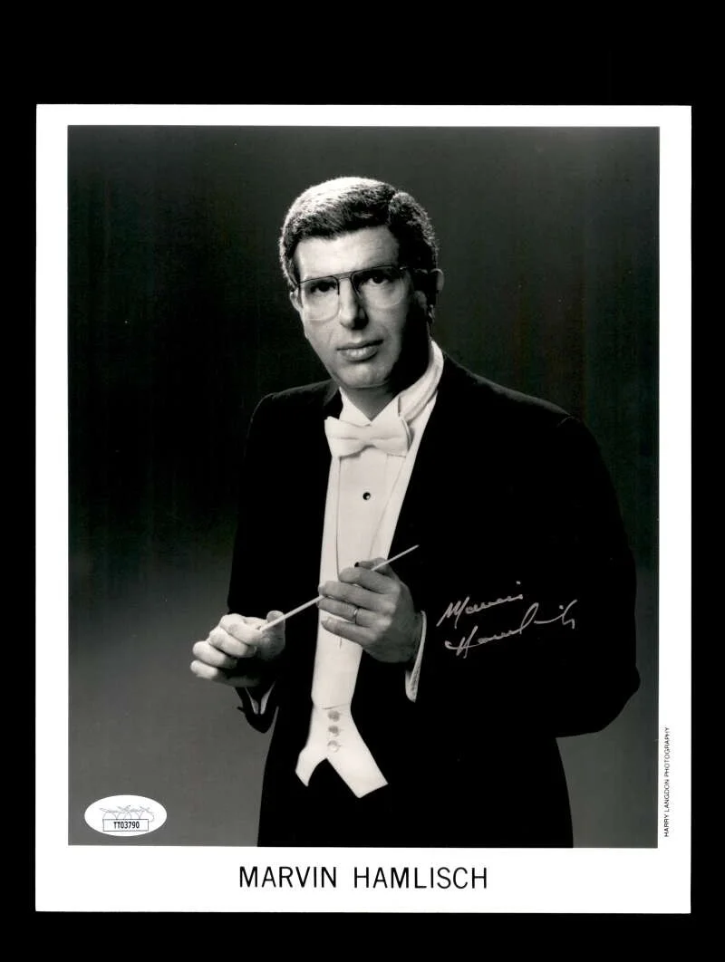 Marvin Hamlisch — Marvin Hamlisch JSA Cert Signed 8x10 Photo Autograph
