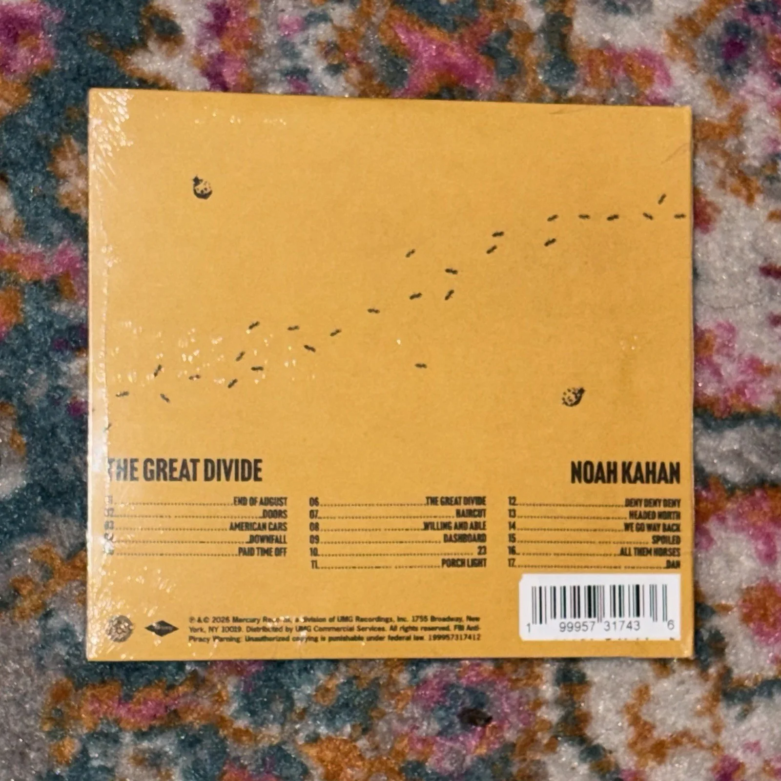 SIGNED CD - Noah Kahan The Great Divide, image 2