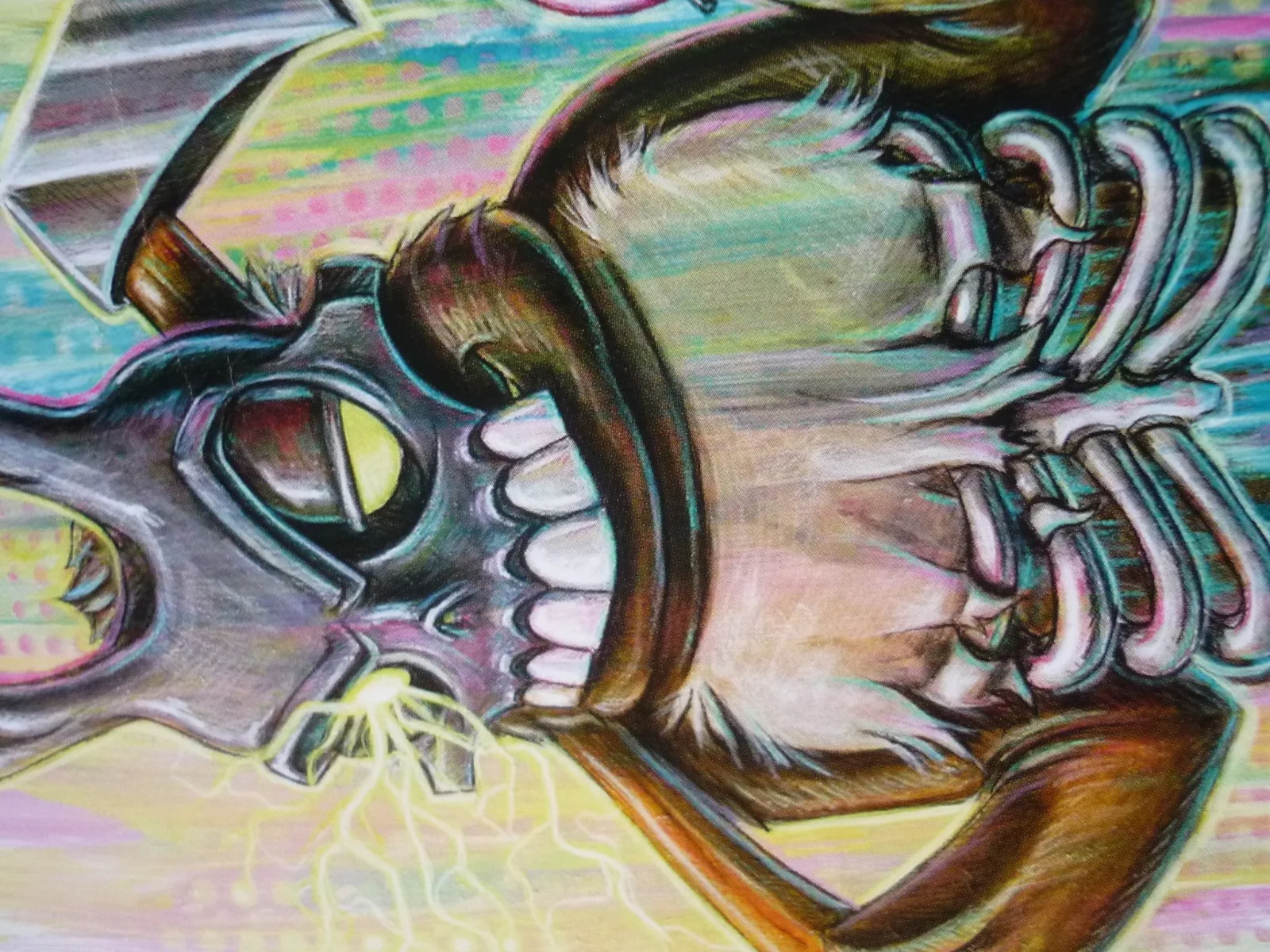 Framed mounted a4 Poster Film donnie darko too cool for school time bunny, image 2