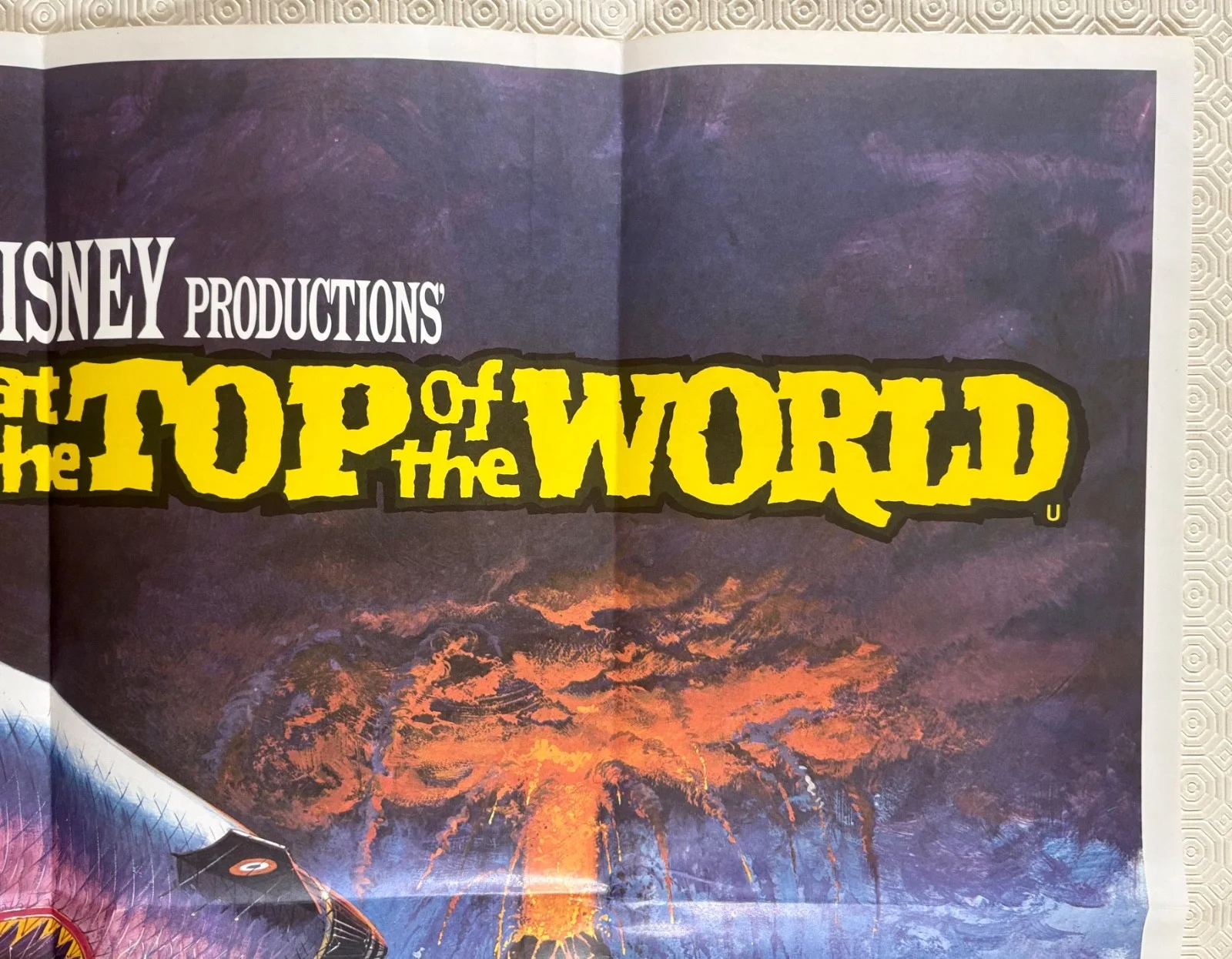 The Island At The Top of The World Original 1974 Quad Poster Donald Sinden, изображение 4