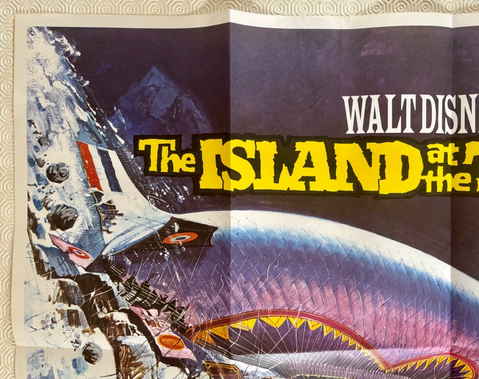 The Island At The Top of The World Original 1974 Quad Poster Donald Sinden, изображение 5
