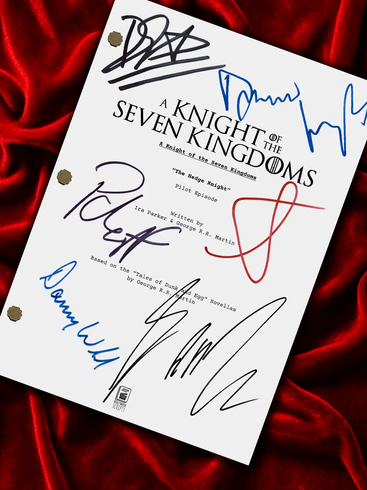 A Knight of the Seven Kingdoms, Signed Movie Script Full Screenplay Reproduction, image 2