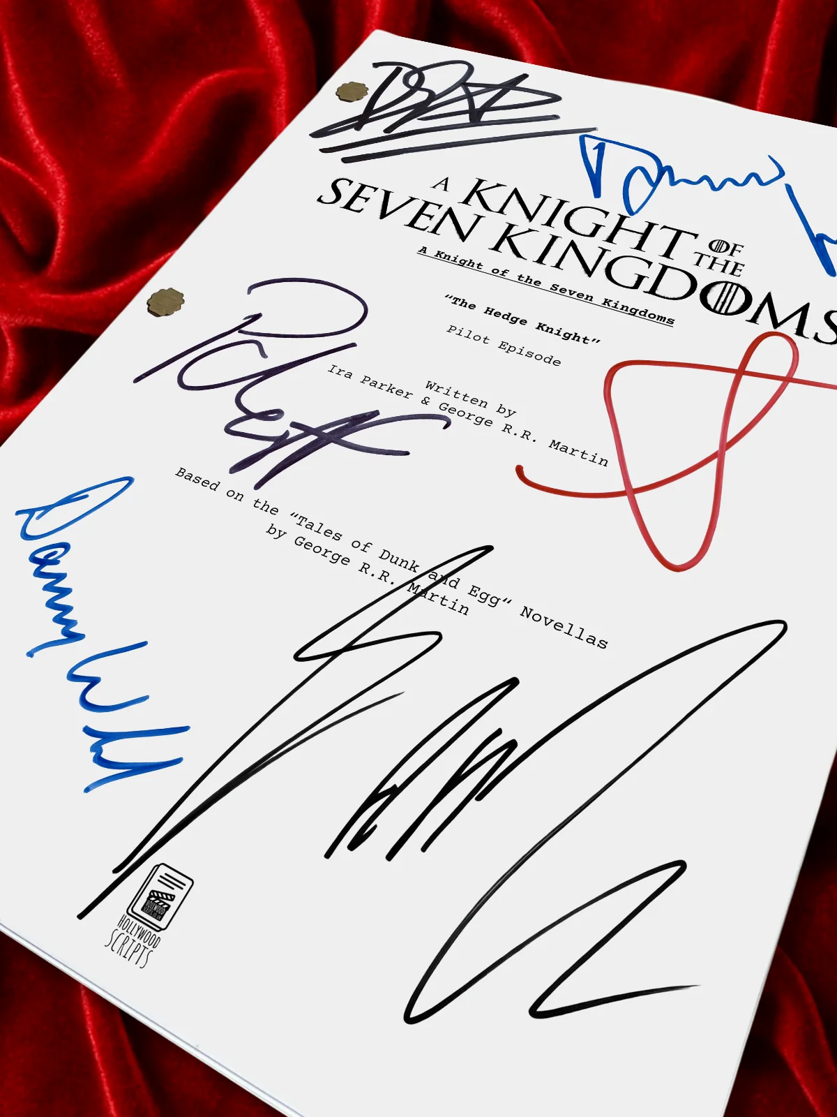 A Knight of the Seven Kingdoms, Signed Movie Script Full Screenplay Reproduction, image 4