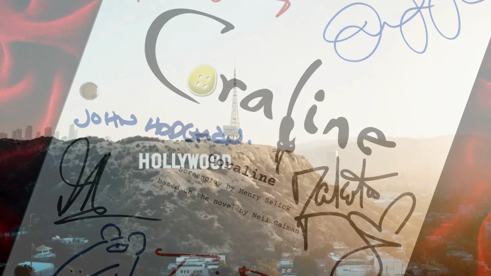 Coraline, Signed Movie Script, Full Screenplay Reproduction inc Cast Autographs, изображение 3